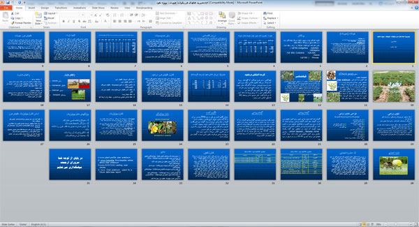 پاورپوینت مدیریت علف های هرز بقولات ( حبوبات ) بویژه نخود ( 35 اسلاید )