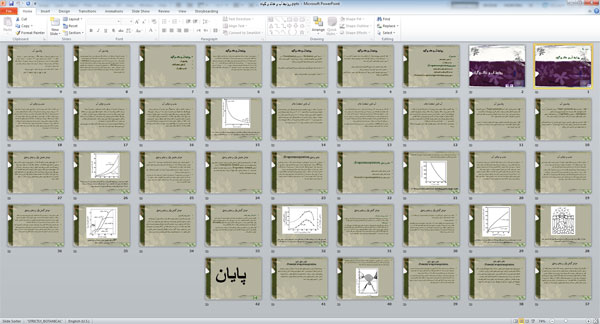 پاورپوینت روابط آب و خاک و گياه (42 اسلاید)